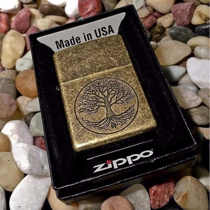 فندک زیپو اصل کد 29149 - Original Zippo Tree Of Life