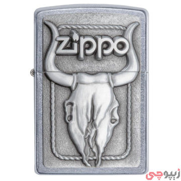 فندک زیپو اصل کد 20286 - Zippo Bull Skull