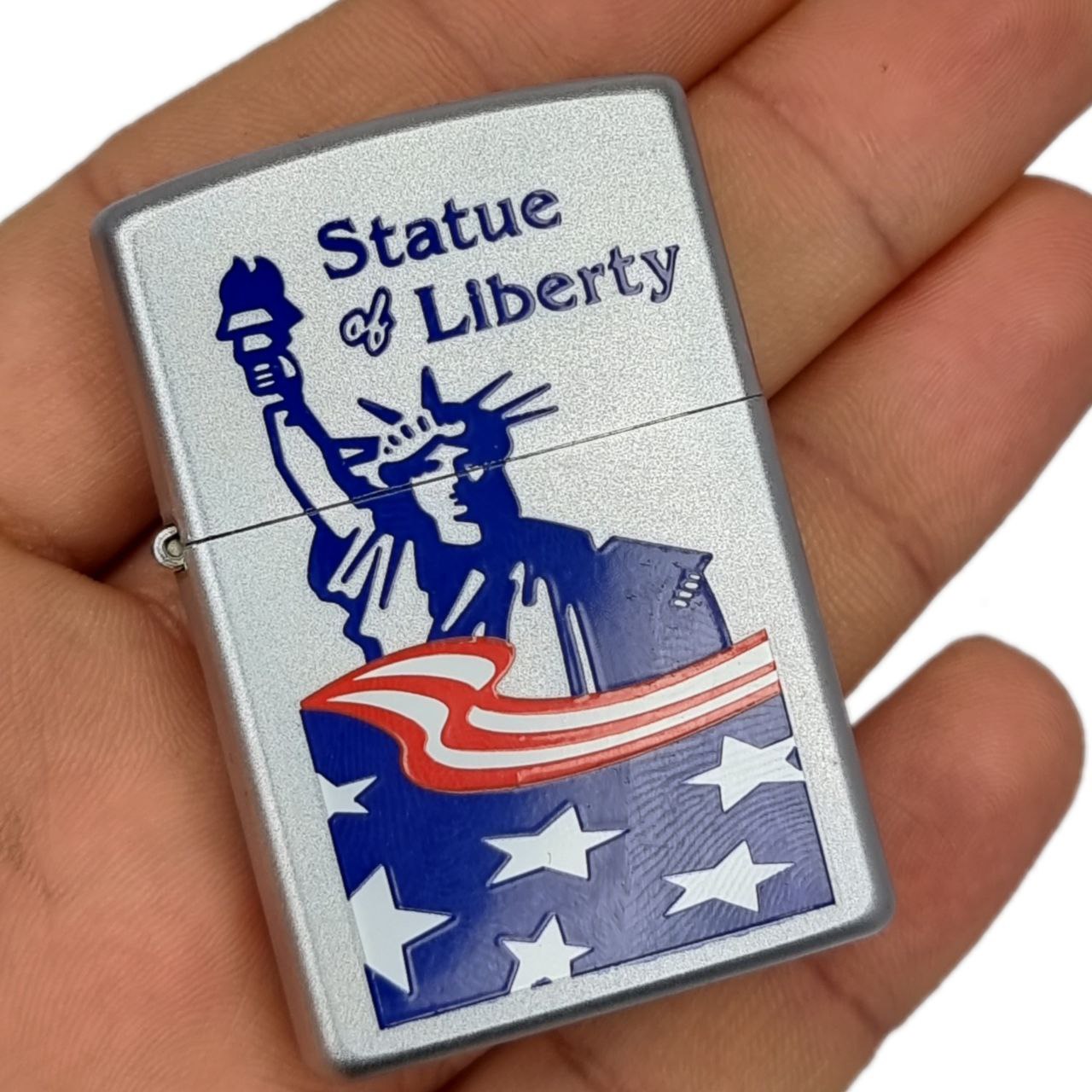 فندک زیپو اصل مدل Statue Liberty 1998