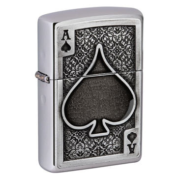 فندک زیپو اصل کد 49637 - Original Zippo Ace Of Spades Emblem