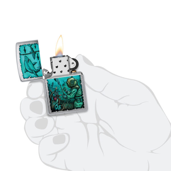 فندک زیپو اصل کد 48561 - Original Zippo Underwater Design