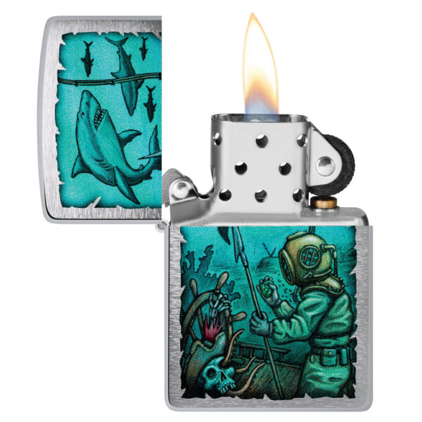 فندک زیپو اصل کد 48561 - Original Zippo Underwater Design