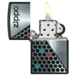 فندک زیپو اصل کد 48709 - Original Zippo Hexagon Design