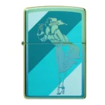 فندک زیپو اصل کد 48457 - Original Zippo Teal Windy Design