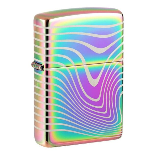 فندک زیپو اصل کد 48775 - Original Zippo Wavy Pattern Design