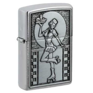 فندک زیپو اصل کد 48904 - Original Zippo Roller Waitress Emblem