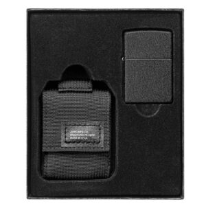 فندک زیپو اصل کد 49402 - Original Zippo Blk Crkl Ltr Tactical Pounch