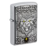 فندک زیپو اصل کد 48690 - Original Zippo Fierce Wolf Emblem