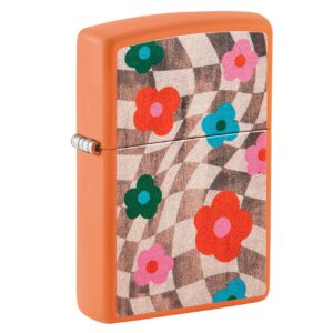 فندک زیپو اصل کد 48718 - Original Zippo Wavy Flower Design