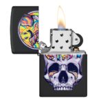 فندک زیپو اصل کد 48737 - Original Zippo Skull Moon Design