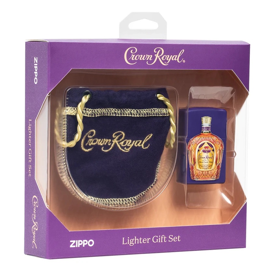 فندک زیپو اصل کد 49661 - Original Zippo Crown Royal Gift Set