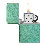 فندک زیپو اصل کد 48917 - Original Zippo Map Design